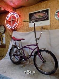 purple schwinn stingray