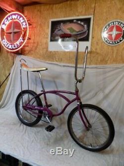 purple schwinn stingray