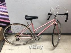 vintage pink schwinn bike