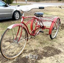 schwinn 3 wheel bike vintage