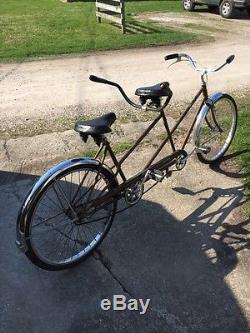 vintage schwinn twinn tandem bike