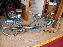 vintage huffy tandem bicycle