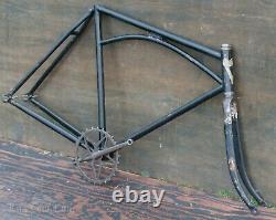 1920 Iver Johnson Bicycle Truss FRAME FORK CRANK Vintage ArchBar Wood Wheel Bike