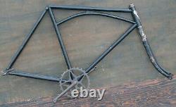 1920 Iver Johnson Bicycle Truss FRAME FORK CRANK Vintage ArchBar Wood Wheel Bike