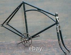 1920 Iver Johnson Bicycle Truss FRAME FORK CRANK Vintage ArchBar Wood Wheel Bike