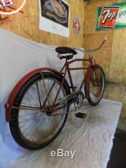 1930s ELGIN PREWAR BALLOON TIRE BICYCLE VINTAGE ANTIQUE B10E SCHWINN 1933-1935