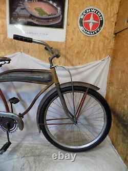 1930s ELGIN PREWAR MENS TANK BIKE RAT ROD JC HIGGINS SCHWINN TWIN 1939 VINTAGE