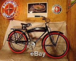 1930s ELGIN PREWAR TANK BIKE DROPSTAND RACK TWIN SCHWINN VINTAGE 20 40 RAT ROD