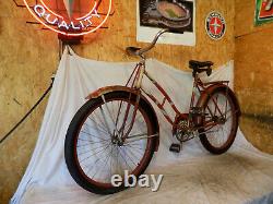 1930s HIAWATHA PREWAR BIKE RAT ROD CWC SCHWINN VINTAGE ELGIN ZEP HAWTHORNE 30S