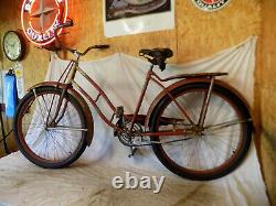 1930s HIAWATHA PREWAR BIKE RAT ROD CWC SCHWINN VINTAGE ELGIN ZEP HAWTHORNE 30S