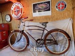 1930s HUFFMAN MENS PREWAR CRUISER BIKE DAYTON VINTAGE MOTORBIKE HUFFY TANK 30s