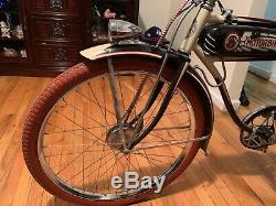 1936 Schwinn Prewar Motorbike Vintage Bicycle Klunker