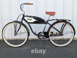 1937 Columbia Reissue Tank Cruiser Bicycle Black Hawk Falcon 26 Bike