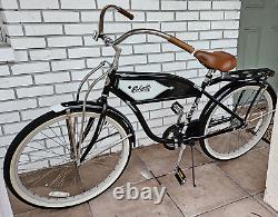 1937 Columbia Reissue Tank Cruiser Bicycle Black Hawk Falcon 26 Fat Tire Bike