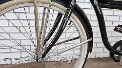 1937 Columbia Reissue Tank Cruiser Bicycle Black Hawk Falcon 26 Fat Tire Bike