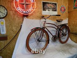 1937 Hawthorne Prewar Eagle Zep Fastback Bike Cwc Schwinn Vintage Elgin Rat Rod