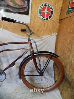 1937 Hawthorne Prewar Eagle Zep Fastback Bike Cwc Schwinn Vintage Elgin Rat Rod