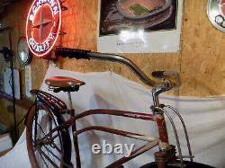 1937 Hawthorne Prewar Eagle Zep Fastback Bike Cwc Schwinn Vintage Elgin Rat Rod