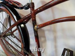 1937 Hawthorne Prewar Eagle Zep Fastback Bike Cwc Schwinn Vintage Elgin Rat Rod