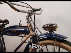1937 SCHWINN PREWAR BICYCLE FRAME RATROD KLUNKER DX tank vintage 26