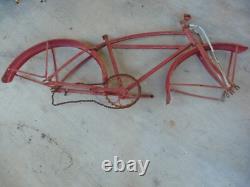 1938 Prewar Schwinn Model BC 117 Men's Standard Motorbike Bicycle Straight Bar