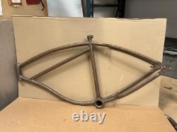1938 Schwinn Prewar Bicycle Frame W84431 Autocycle 26 Tank Frame