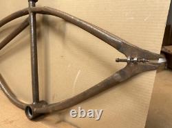 1938 Schwinn Prewar Bicycle Frame W84431 Autocycle 26 Tank Frame