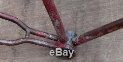 1938 Vintage Prewar Colson Bicycle FRAME TRUSS FORK BADGE Cruiser Schwinn Q Bike