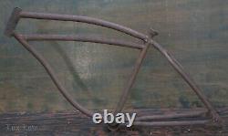 1940 Prewar Schwinn DX Bicycle FRAME Rat Rod Vintage Klunker Cruiser Tank Bike