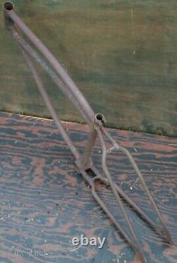 1940 Prewar Schwinn DX Bicycle FRAME Rat Rod Vintage Klunker Cruiser Tank Bike