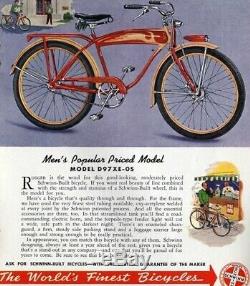 1940 Prewar Schwinn Vintage Balloon Bicycle