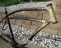 1940 SCHWINN DX BICYCLE FRAME VINTAGE HOT RAT ROD PREWAR LINCOLN EXCELSIOR 40s