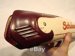 1940s-1950s SCHWINN DELUXE HORNET BICYCLE HORN TANK PANTHER S2 VINTAGE MAROON 50