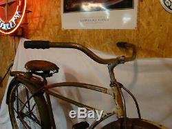 1940s SCHWINN PACKARD RAT ROD CRUISER BIKE VINTAGE B6 PANTHER HORNET BARN FIND