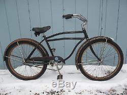 1941 Schwinn Prewar / Wwii Vintage Rat Rod 26 Cruiser Bike