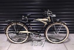 1941 Vintage Henderson Schwinn Prewar Super Deluxe Autocycle Bicycle Restored