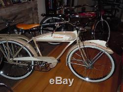 1941 Vintage Schwinn Prewar BA-107 Autocycle Bicycle Restored