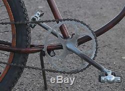 1947 Vintage Schwinn DX Rat Rod Ballooner Bicycle Truss Fork Patina Cruiser Bike