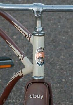 1948 Maroon Vintage AS Schwinn DX Bicycle Skiptooth Chain Cruiser Bike S2 Wheels