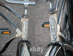 1949 Black Vintage AS Schwinn DX Bicycle Skiptooth Chain Cruiser Bike S2 Wheels