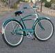 1949 Green Vintage Schwinn Hornet Bicycle Truss Fork Skiptoothchain Cruiser Bike