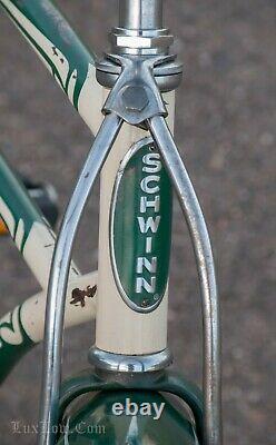 1949 Green Vintage Schwinn Hornet Bicycle Truss Fork SkiptoothChain Cruiser Bike