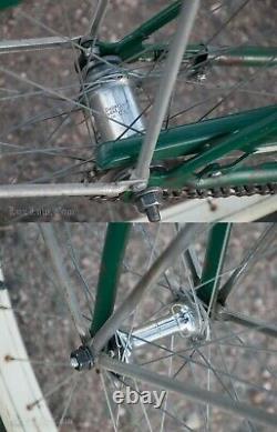 1949 Green Vintage Schwinn Hornet Bicycle Truss Fork SkiptoothChain Cruiser Bike