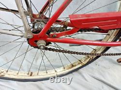 1949 Schwinn Spitfire Vintage Cruiser Bike 19 Large Single Speed Steel Ship USA