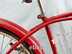 1949 Schwinn Spitfire Vintage Cruiser Bike 19 Large Single Speed Steel Ship USA