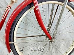 1949 Schwinn Spitfire Vintage Cruiser Bike 19 Large Single Speed Steel Ship USA