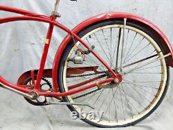 1949 Schwinn Spitfire Vintage Cruiser Bike 19 Large Single Speed Steel Ship USA