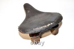 1949 Schwinn Straight Bar Bicycle MESINGER SADDLE Original Bike SEAT Part