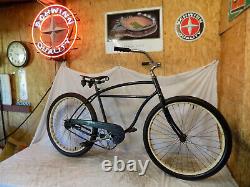 1950 Schwinn Hornet Mens Straight Bar Rat Rod Bike Vintage Panther Phantom S2 50