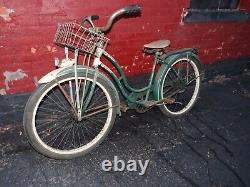 1950's Vintage, Schwinn. Excelsior bicycle. Original paint Bike